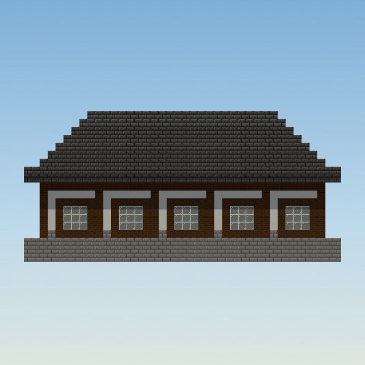 Minecraft build of the Korean hanok